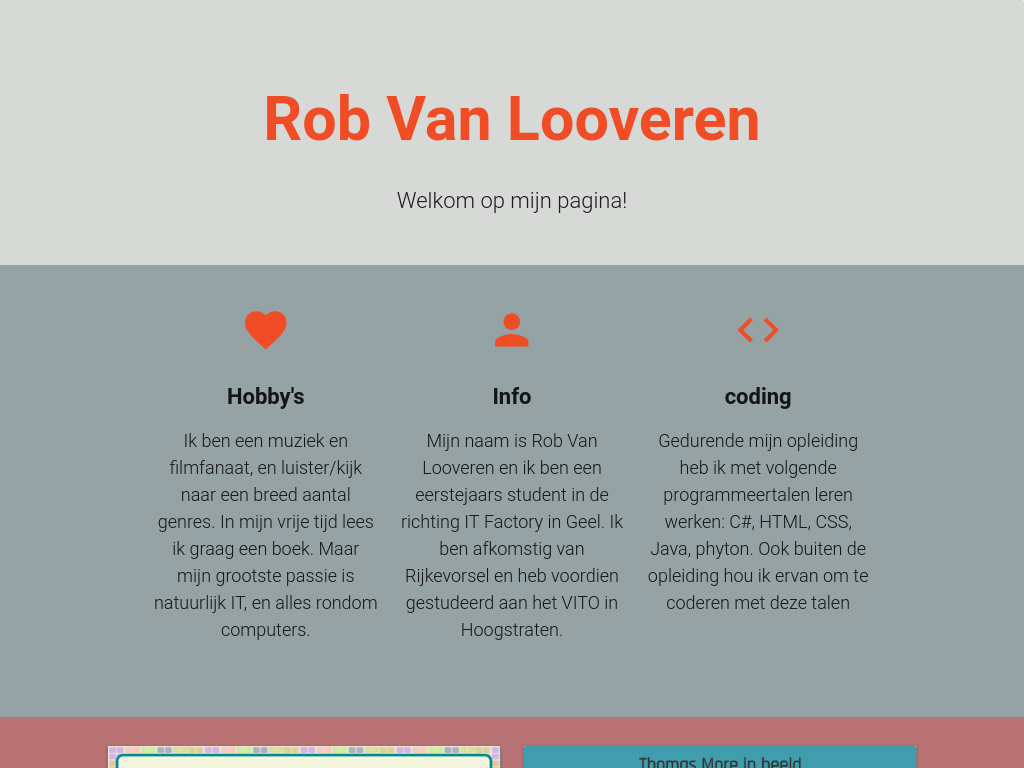 Homepage Rob